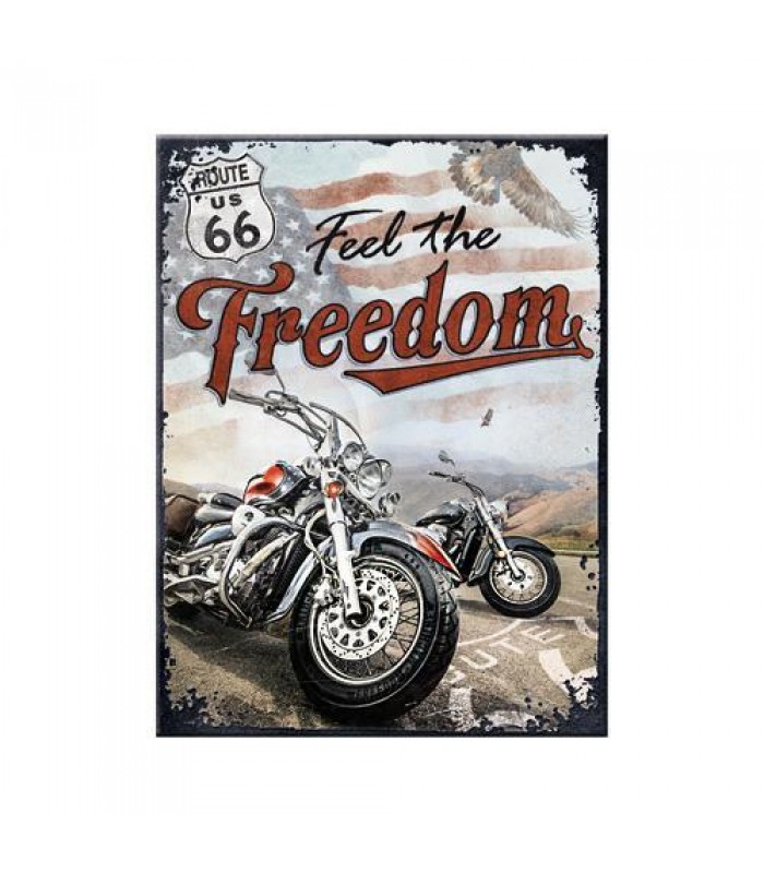 Магнит Nostalgic-Art Route 66 - Freedom (14393)